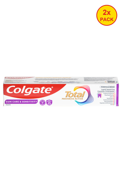 Colgate 2x PACK toothpaste, gum care and sensitivity, active prevention, 1 pc.