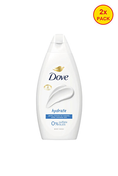 Dove Pachet de 2 geluri de duș Essential Care Hydrate 450ml