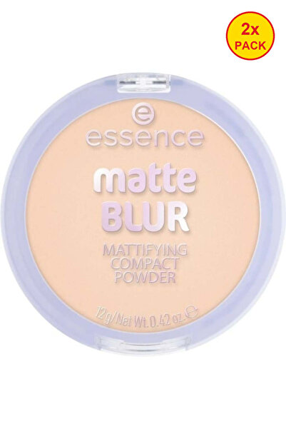Essence 2x PACK BLUR MATTIFYING Compact Mattifying Powder, 10, Essence, 12 g