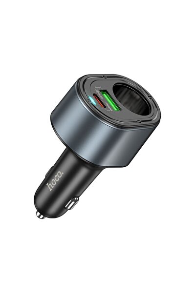 Hoco Φορτιστής αυτοκινήτου USB-A + USB-C + πρίζα αναπτήρα PD QC3.0 3A 35W Z56...