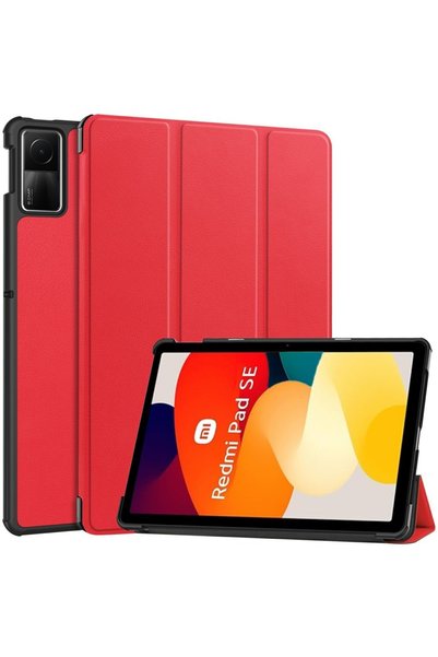 XGSM Husă pentru Xiaomi Redmi Pad SE 11", Smartcase, roșu