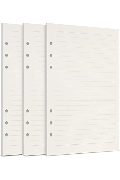 GENERAL A5 Lined Refills Paper, 180 Sheets, White, Classic Style, 6 Hole Note...