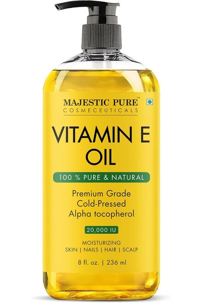 Majestic Pure زيت فيتامين إي |   زجاجة ضخمة سعة 236 مل |   زيت فيتامين إي نقي...
