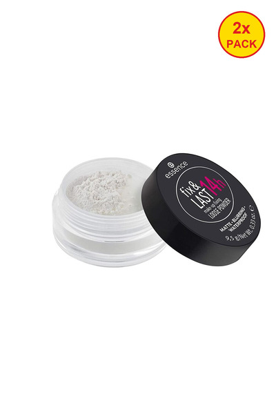 Essence 2x PACK Fix & Last 14h Makeup Setting Powder, 9.5 g