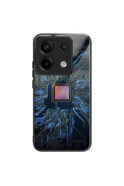 OEM Θήκη Σιλικόνης TPU με Γυάλινη Πλάτη για Xiaomi Redmi Note 13 Pro 5G / Poc...