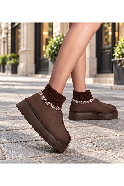 YNS STORE Yns Knitwear Ankle-Length Gondola Bitter Brown