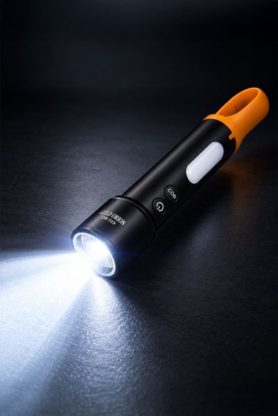 TESBİHKENTİ Gold Orion OR-723 3W Şarjlı LED El Feneri 12V Araç Şarjlı