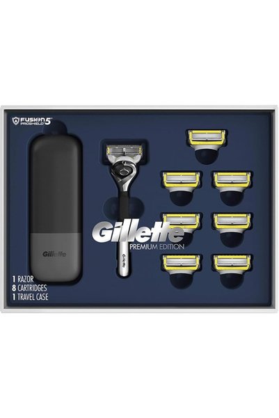 Gillette شفرات حلاقة برو جلايد شيلد بريميوم إديشن للرجال، شفرة حلاقة واحدة، 8...