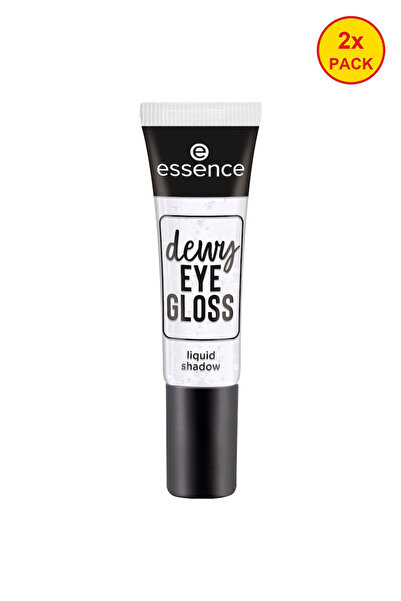Essence Pachet de 2x Fard de pleoape lichid Dewy EYE GLOSS 01, 8 ml