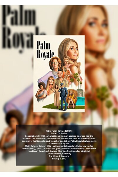 OEM Poster Infografic Palmier Regal, Design Elegant, Carton Premium 250g, A4