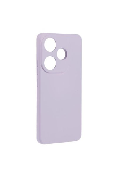 OEM Θήκη Σιλικόνης TPU Fiber Lining για Xiaomi Poco F6 5G / Turbo 3 5G - Μωβ
