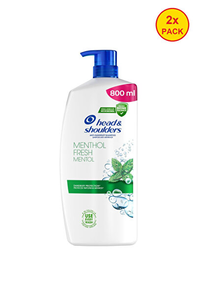 Head & Shoulders 2x PACK Menthol Fresh anti-dandruff shampoo for all hair typ...