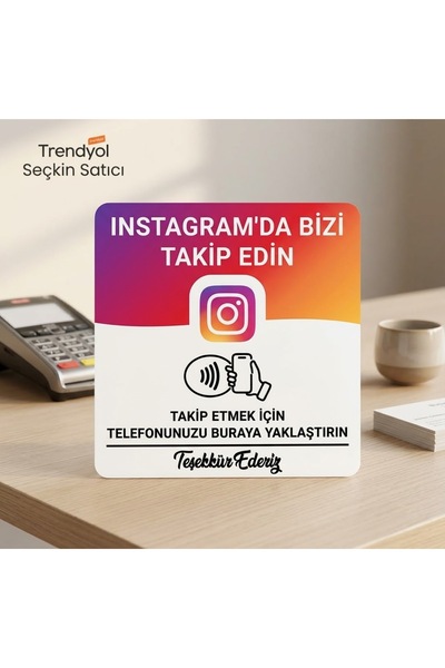 hediye anı.com Nfc İnstagram Takip Kartı