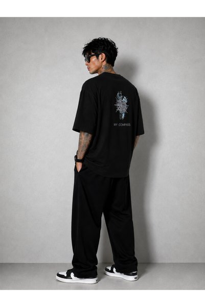 PUSULAM COLLECTİON Oversize Men's T-Shirt