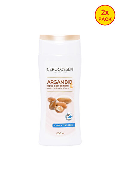 GEROCOSSEN 2x PACK Argan Bio Cleansing Milk with Argan Oil for Face, Eyes, an...