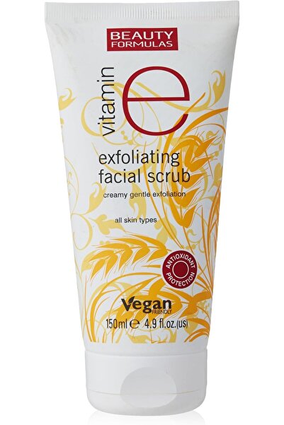 BEAUTY FORMULAS VITAMIN E EXFOLIATING FACIAL SCRUB 150ML