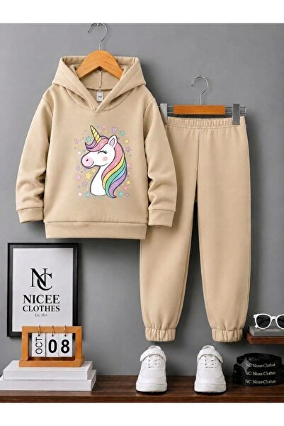 NC Nicee Clothes Παιδικό Σετ Φόρμας Unisex (με σχέδιο άλογο με κέρατα, χειμερ...