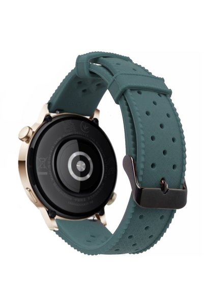 ERBORD Curea universală din silicon 22mm, Tropic, Cataramă verde/neagră
