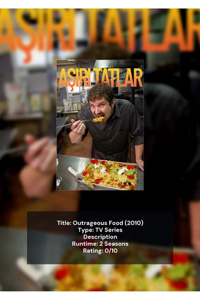 OEM Poster Infografic Mâncare Scandaloasă, Design Culinar, Carton 250g, A4