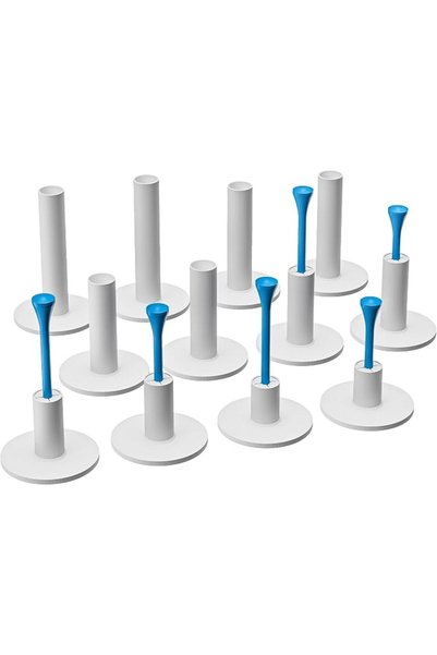 theanemos Rubber Golf Tees for Mats, Golf Tee Holder for Driving Range & Simu...
