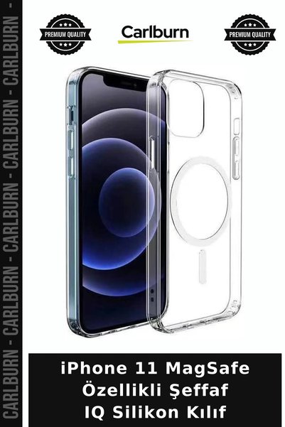 Carlburn iPhone 11 Magsafe Enabled Transparent Iq Silicone Case Device Cover ...