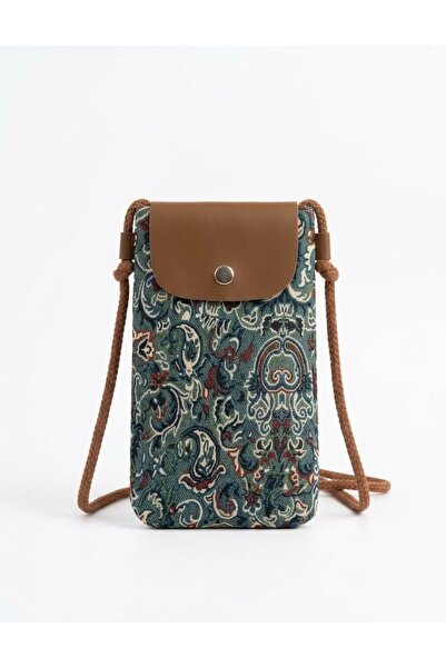 Monte Lui Women's Phone Bag with Ethnic Pattern Cover