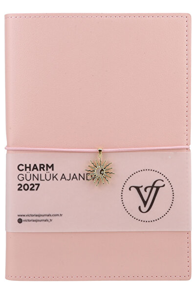 Victoria's Journals Ежедневен планер Charm-2027 A5 - Сменяеми вътрешни страни...
