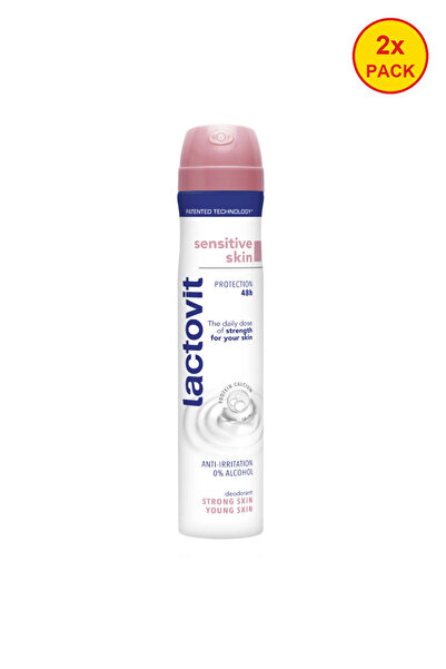 Lactovit Pachet 2x Deodorant spray pentru piele sensibilă, 200 ml