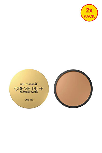 Max Factor Pachet de 2 pudre compacte cu finisaj mat CREME PUFF # 13 nou bej ...