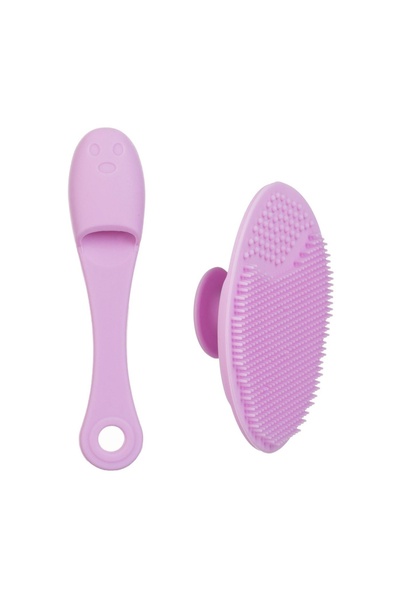 OEM Set Perii din Silicon Lila pentru Curățarea Tenului și Buzelor – Masaj De...