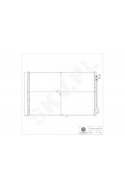 ESEN SKV Radiator aer condiționat Mercedes Sprinter Vito Viano Clasa V A44783...
