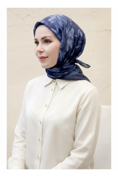 ABAD DESİNG Efdal Lily Pattern Indian Cotton Scarf