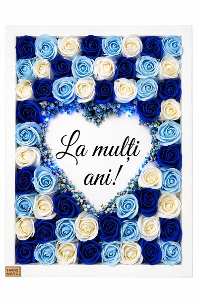 VicVi Handmade Tablou floral decorativ