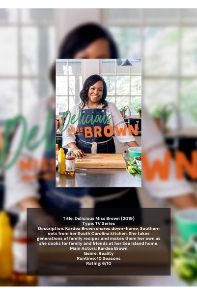 OEM Infographic Poster Delicious Brunette Miss, Culinary Recipes, Cardboard 2...