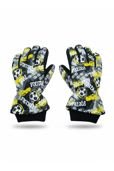 Mustran Boys' Ski Gloves (Ages 4-8) Winter Snow Gloves |   Thick Plush Fur In...