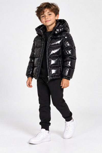 KOKOŞ BEBEK Children's Hooded Inflatable Coat – Ages 7/16 - 31971