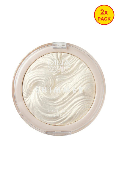 MUA Makeup Academy Pachet de 2 Iluminatoare Pudră Strălucitoare – Auriu Irizant