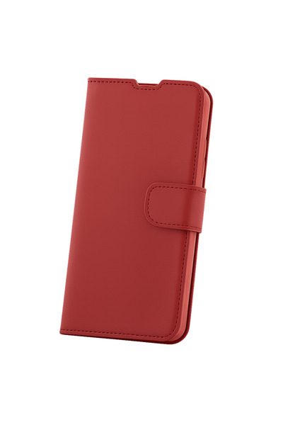 MobiCase Θήκη-Πορτοφόλι για iPhone 16 Plus, Κόκκινη, Τύπου Πορτοφολιού