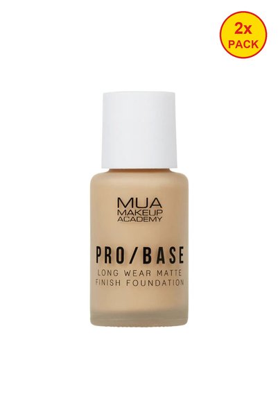MUA Makeup Academy Pachet de 2 Fond de ten Pro Base Long Wear cu finisaj mat ...
