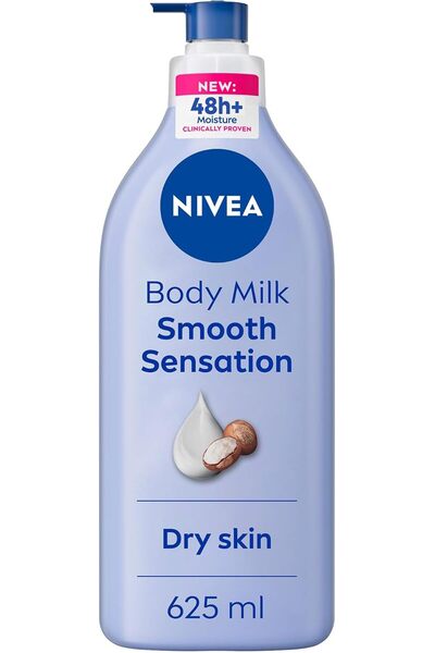 NIVEA لوشن للجسم للبشرة الجافة، يمنح إحساسًا ناعمًا، مع 100% هيالورون نقي وزب...