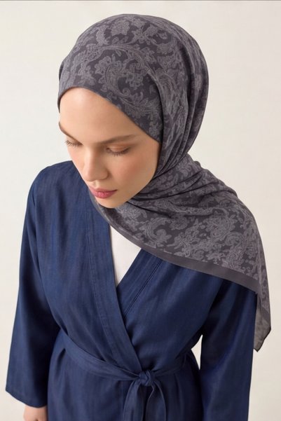 BONASERA EŞARP Women's Hijab Shawl Cotton Stylish Daily Shawl 75X185 cm