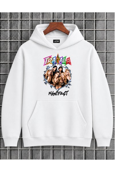 lovver Manifest Design Hooded Cotton Premium Print Children's Sweatshirt