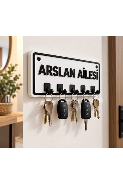 H&A 3D DESİGN Kişiye Özel Anahtarlık | Ev Figürlü Dekoratif Duvar Anahtarlık ...