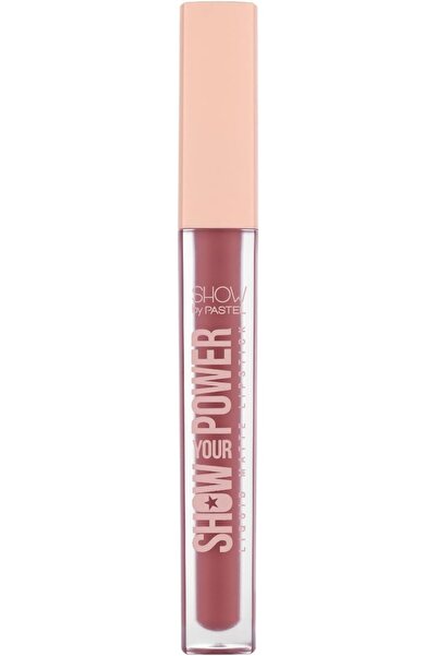 Show by Pastel Pastel Show Your Power Liquid Matte Lipstick - Transfer Proof,...