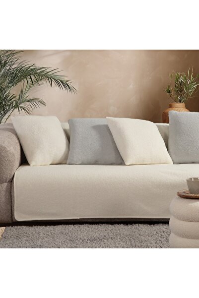 Nef Nef Homeware Nef-Nef Homeware Breda Εκρού Ριχτάρι Τέντι και Μικρομίνκ, γι...