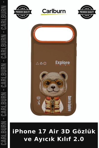 Carlburn iPhone 17 Air 3D Glasses and Teddy Bear Case 2.0 Choice Style Accessory