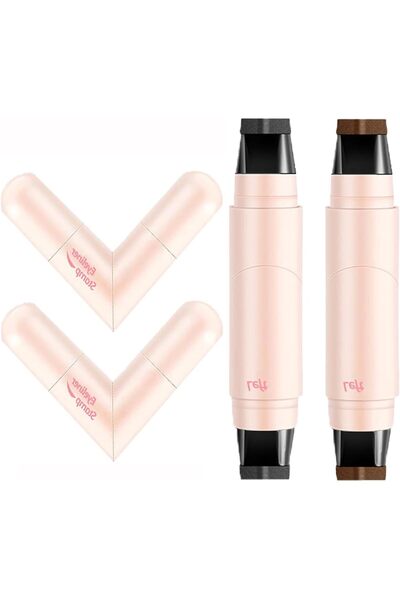 ALMEKAQUZ 2 Pcs Foldable Eyeliner Stamp Set, Waterproof & Smudge-Proof Wing E...