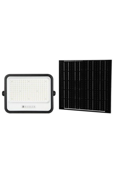 V-TAC Reflector cu incarcare solara 400W 7in1 - negru