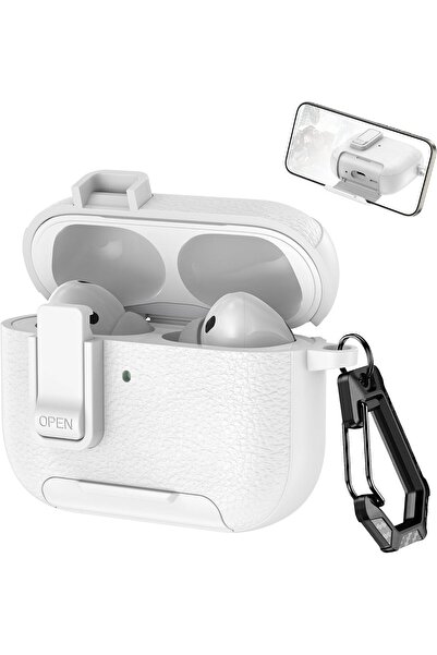 Generic Case for AirPods Pro 3 2025, Leather Texture Shockproof Protective Co...