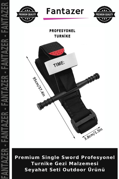 Fantazer Premium Single Sword Profesyonel Turnike Gezi Malzemesi Seyahat Seti Outdoor Ürünü
